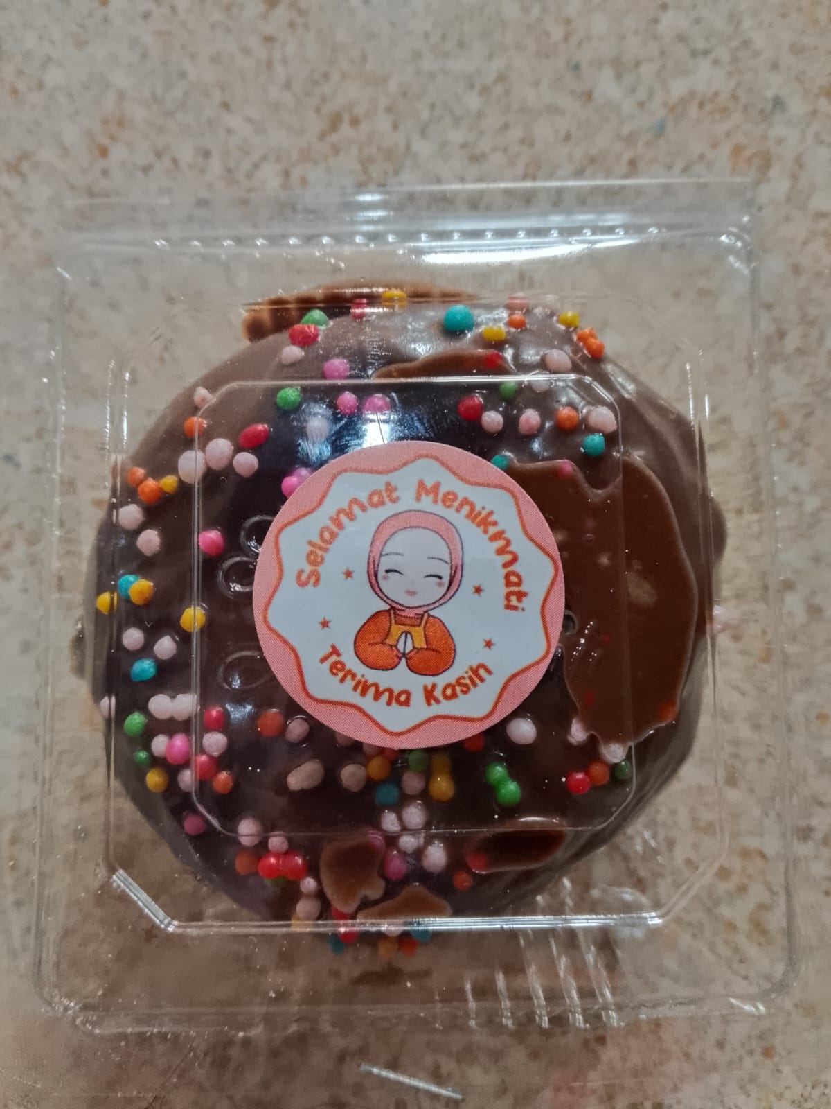 Donat Coklat Springkel